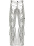 wide-leg cargo trousers